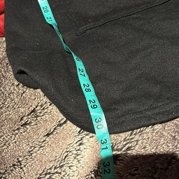 Vintage fleece icon black hoodie with pockets Sz L - Picture 6 of 12